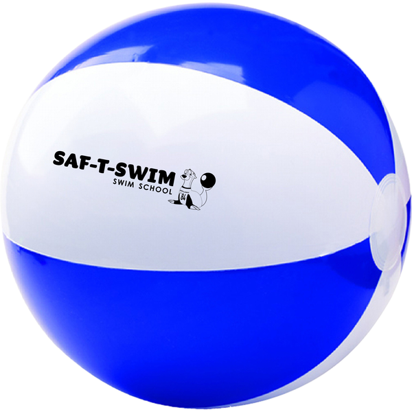Saf-T-Swim: 6" Two-Tone Beach Ball