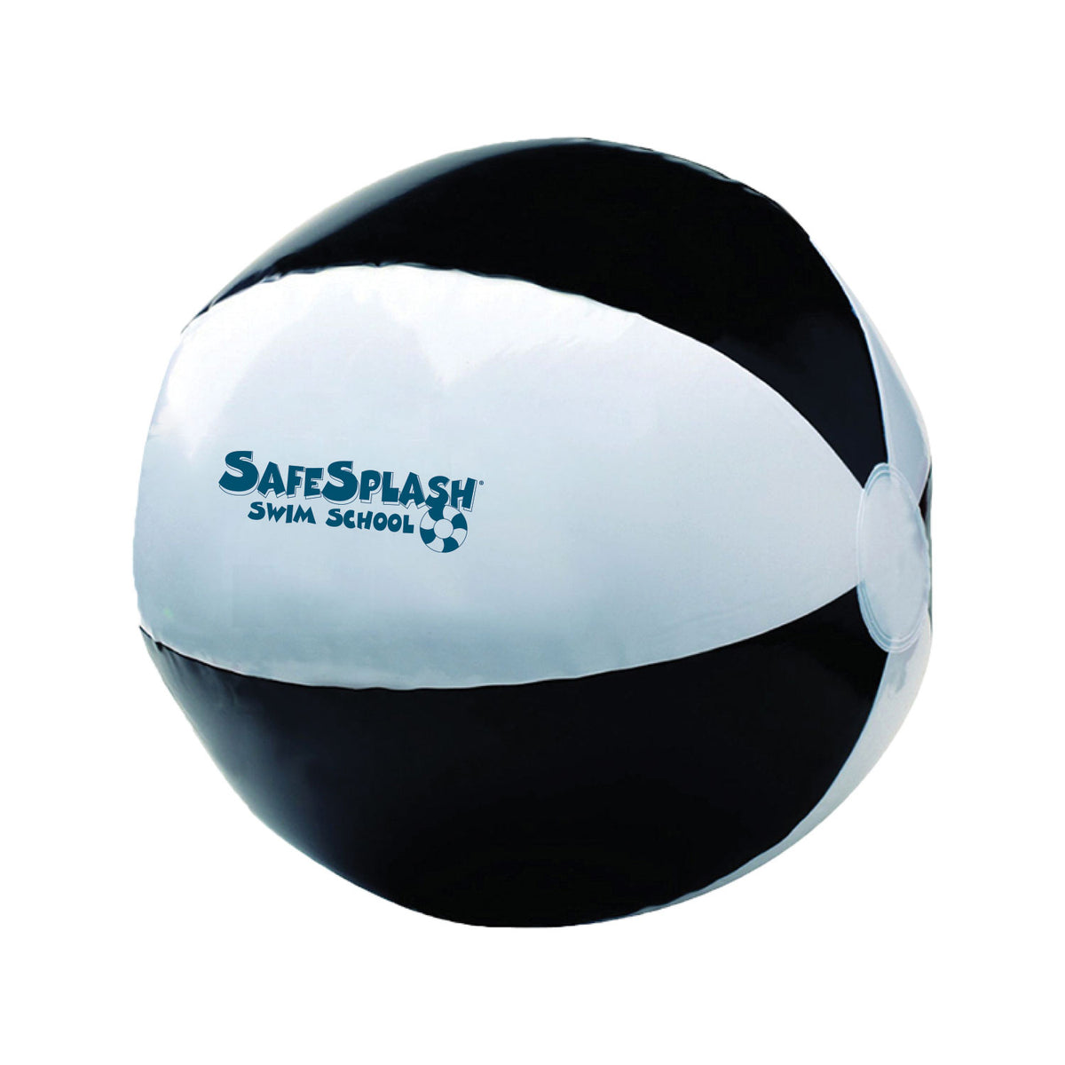 SafeSplash Swim School: 6" Two-Tone Beach Ball