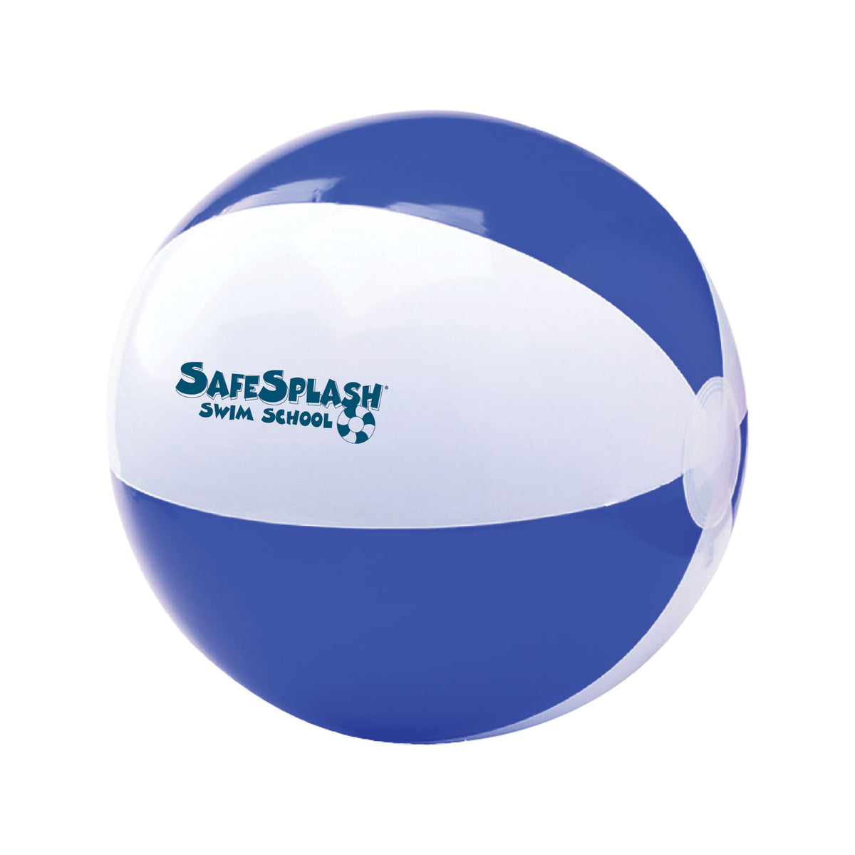 SafeSplash Swim School: 6" Two-Tone Beach Ball
