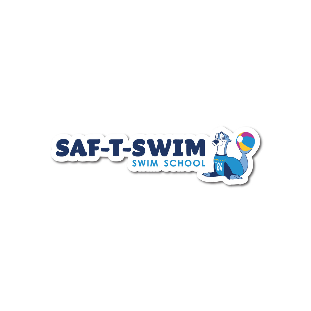 Saf-T-Swim: Stickers - logo die cut