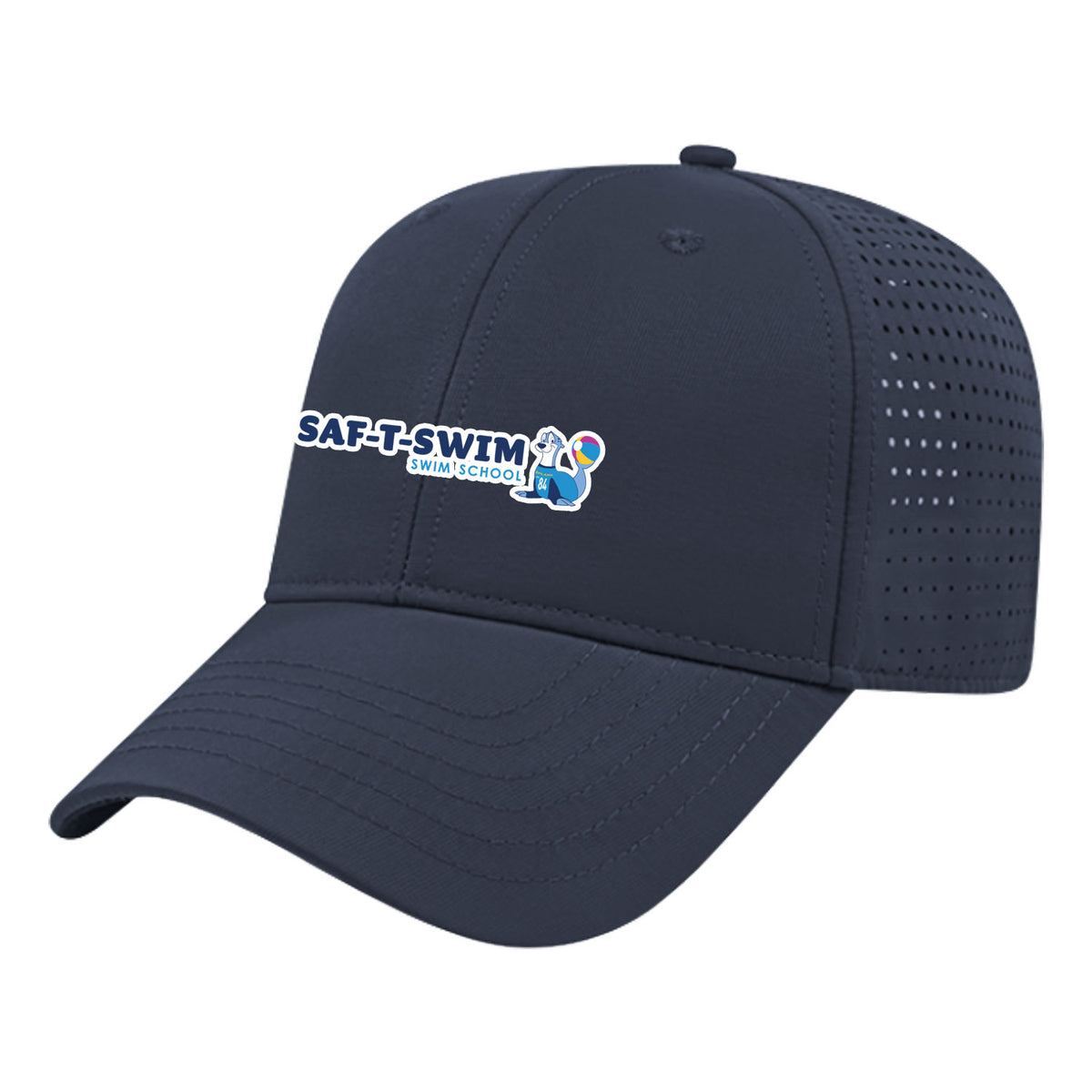 Saf-T-Swim: Perforated Polyester Cap