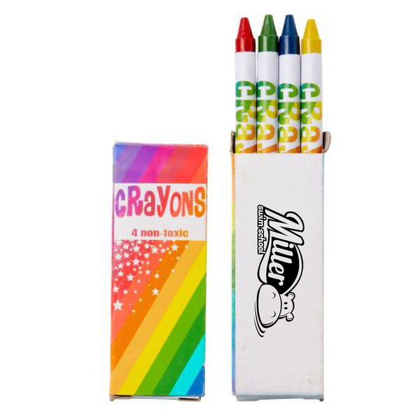 Miller Swim School: 4 Count Crayon Pack