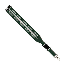 SafeSplash Swim School: 1" Polyester Lanyard w/ Slide Buckle Release, Silver Metal Oval & Convenience Release