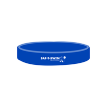 Saf-T-Swim: 1/2" Debossed Color Filled Silicone Wristbands