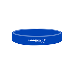 Saf-T-Swim: 1/2" Debossed Color Filled Silicone Wristbands
