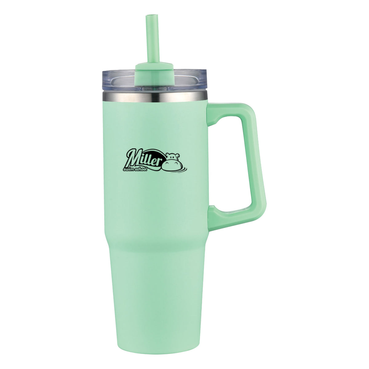 Miller Swim School: 30 oz. Insulated Tumbler w/ Handle