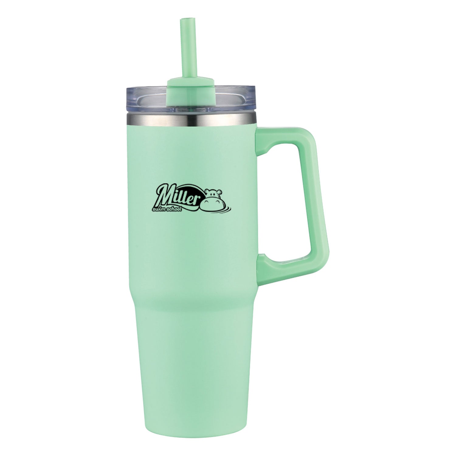 Miller Swim School: 30 oz. Insulated Tumbler w/ Handle