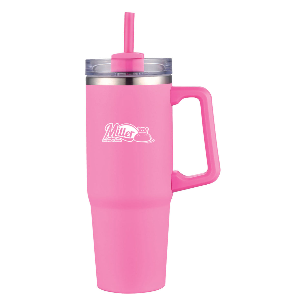 Miller Swim School: 30 oz. Insulated Tumbler w/ Handle