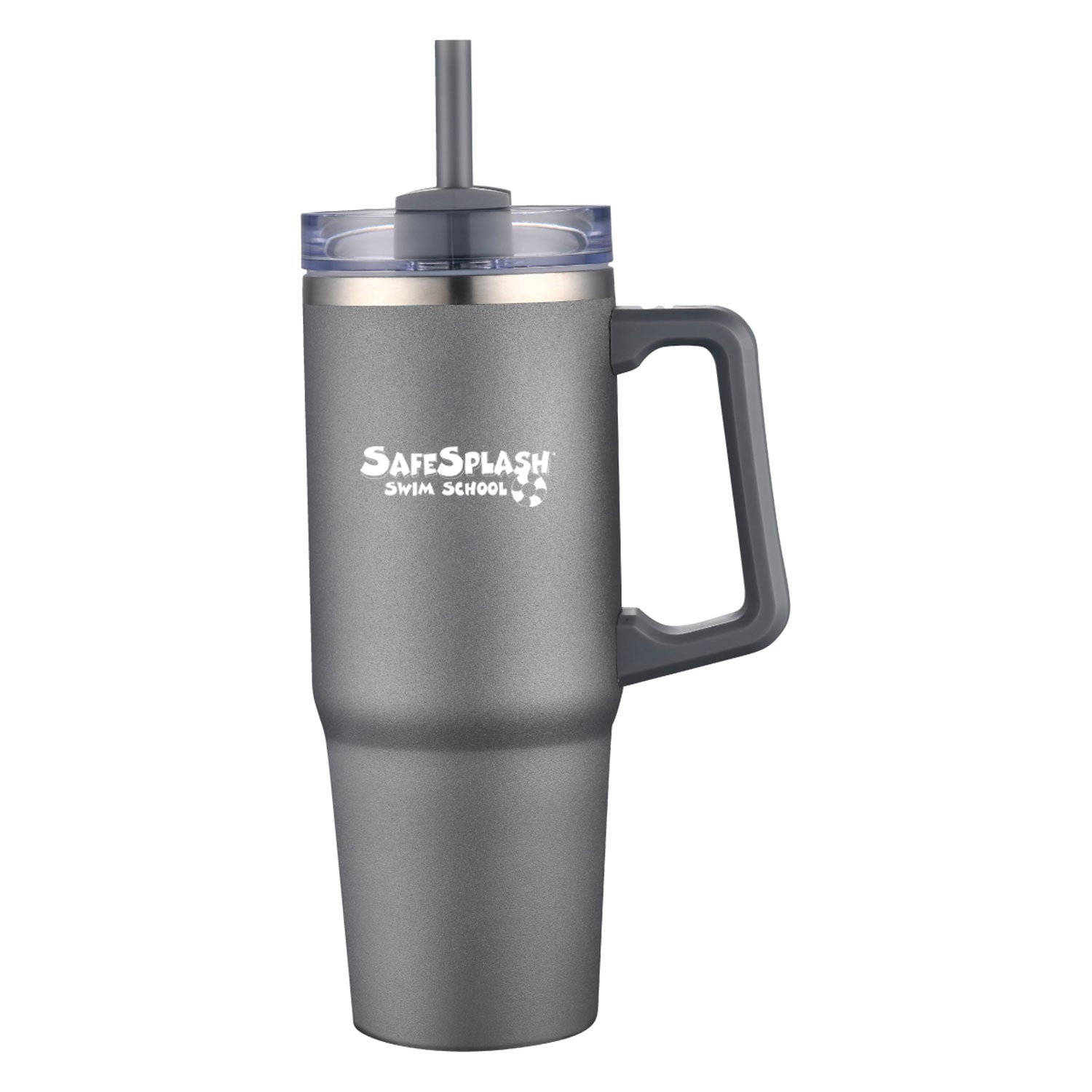 SafeSplash Swim School: 30 oz. Insulated Tumbler w/ Handle