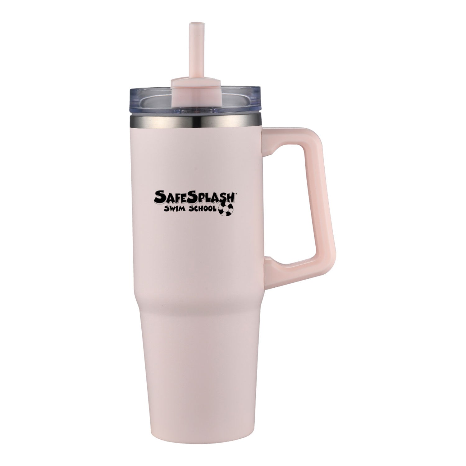 SafeSplash Swim School: 30 oz. Insulated Tumbler w/ Handle
