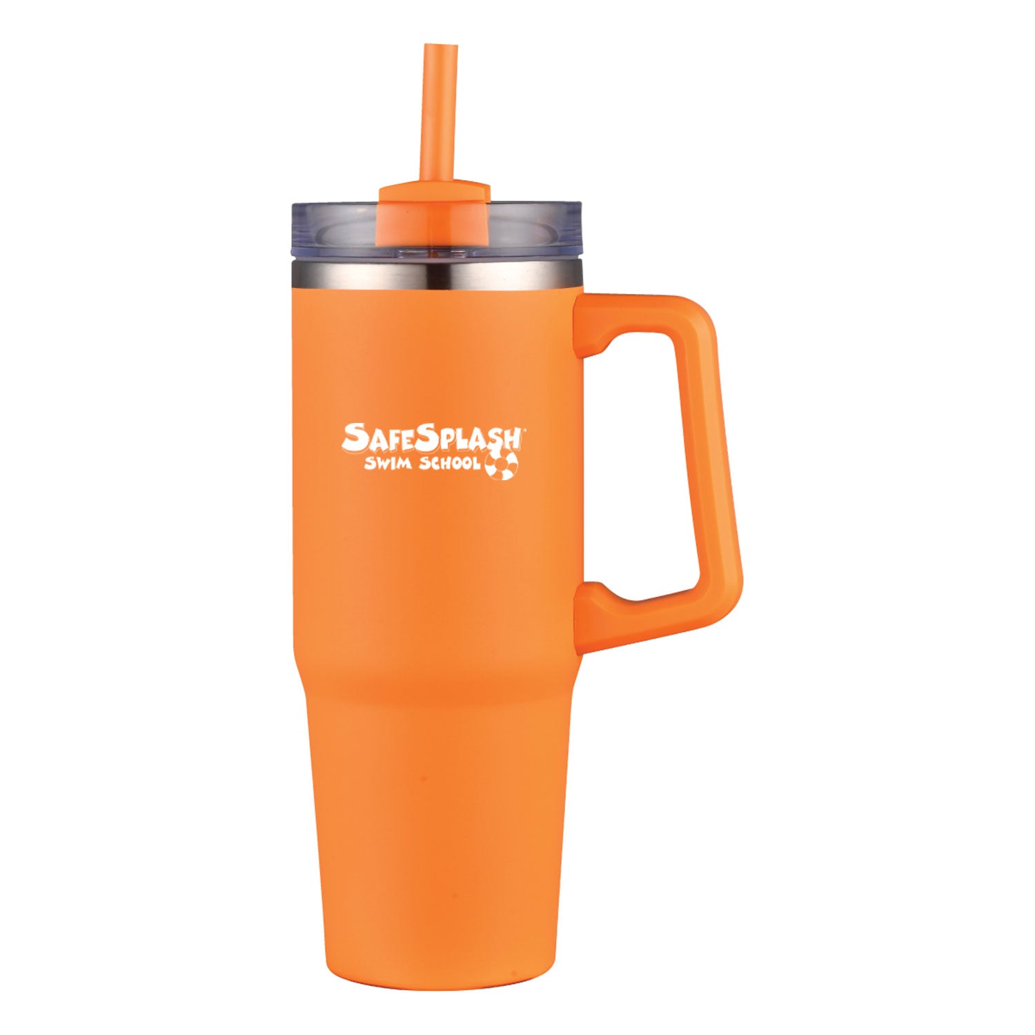SafeSplash Swim School: 30 oz. Insulated Tumbler w/ Handle