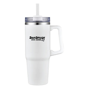 SafeSplash Swim School: 30 oz. Insulated Tumbler w/ Handle