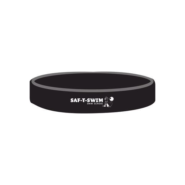 Saf-T-Swim: 1/2" Debossed Color Filled Silicone Wristbands