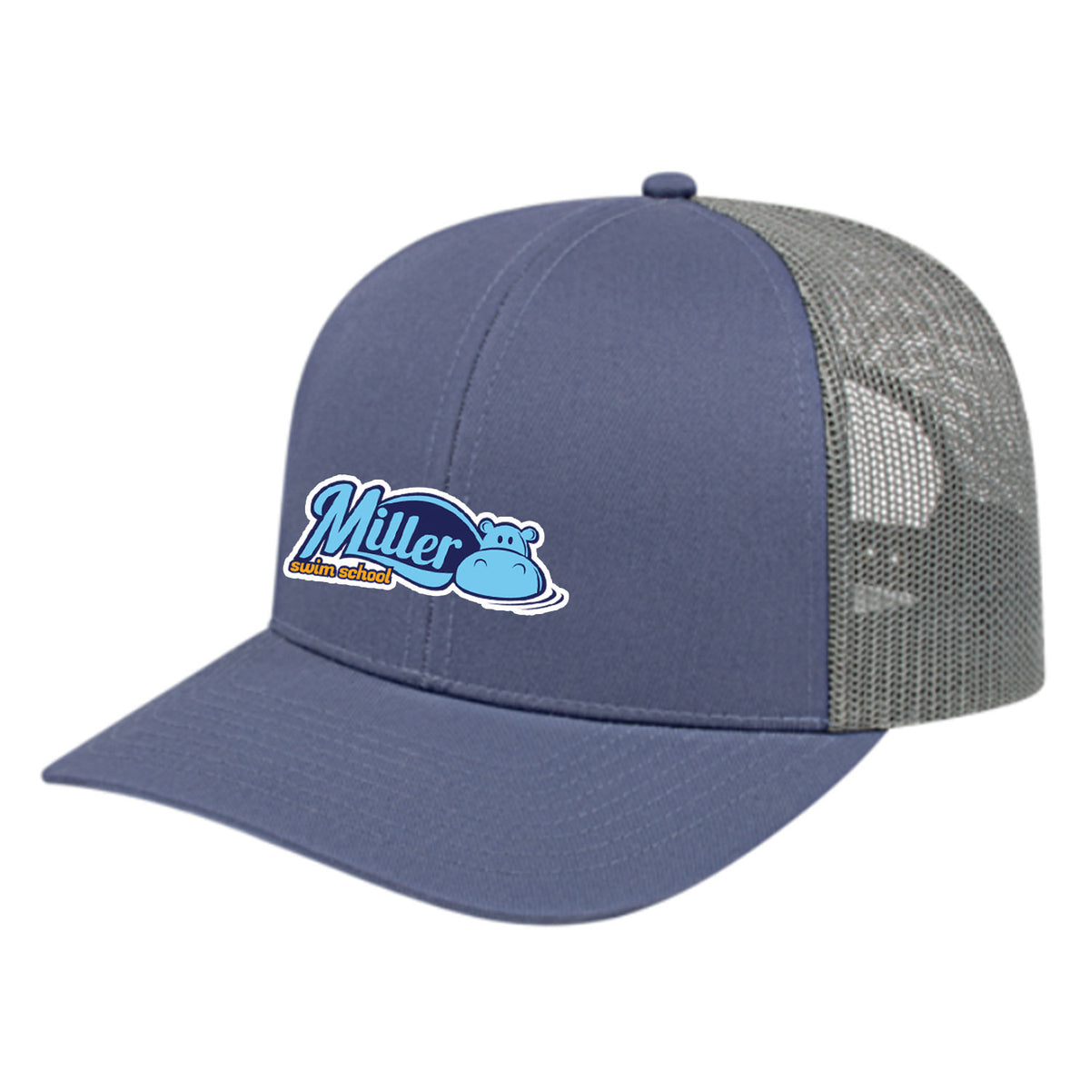 Miller Swim School: 6 Panel Trucker Cap