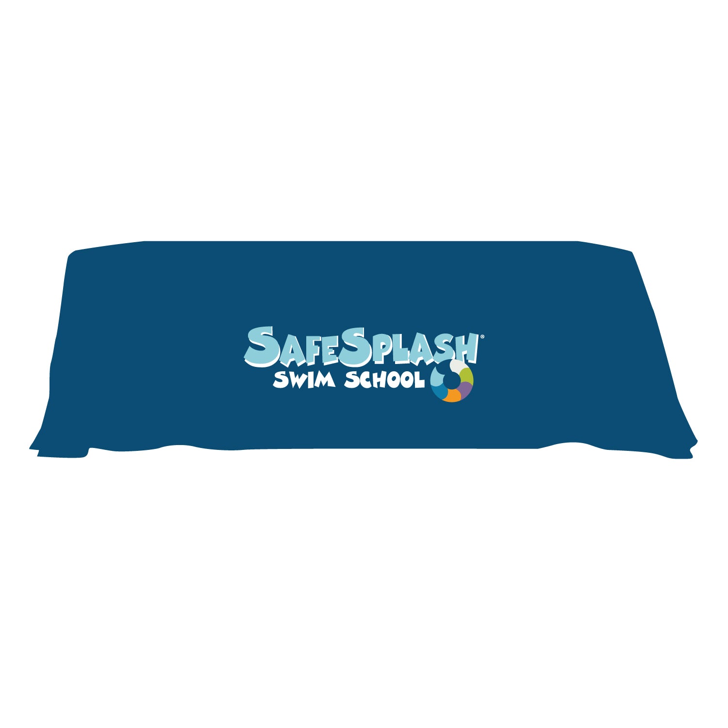 SafeSplash Swim School: Tablecloth - 8ft Stretch Throw