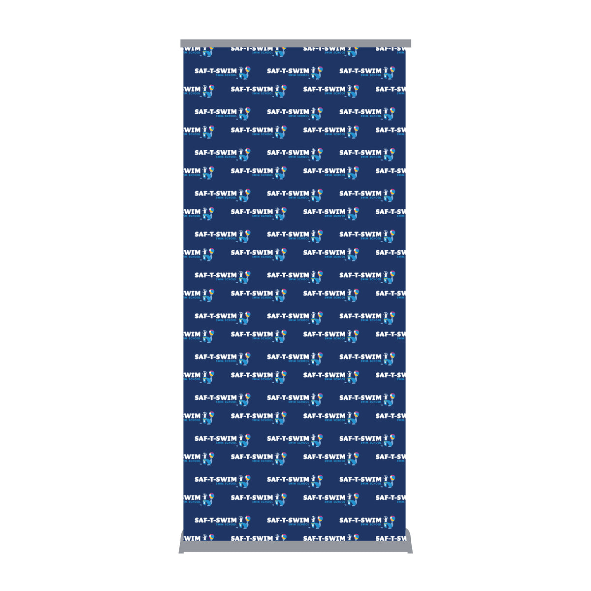 Saf-T-Swim: 36 in. Roll Up Banner Stand