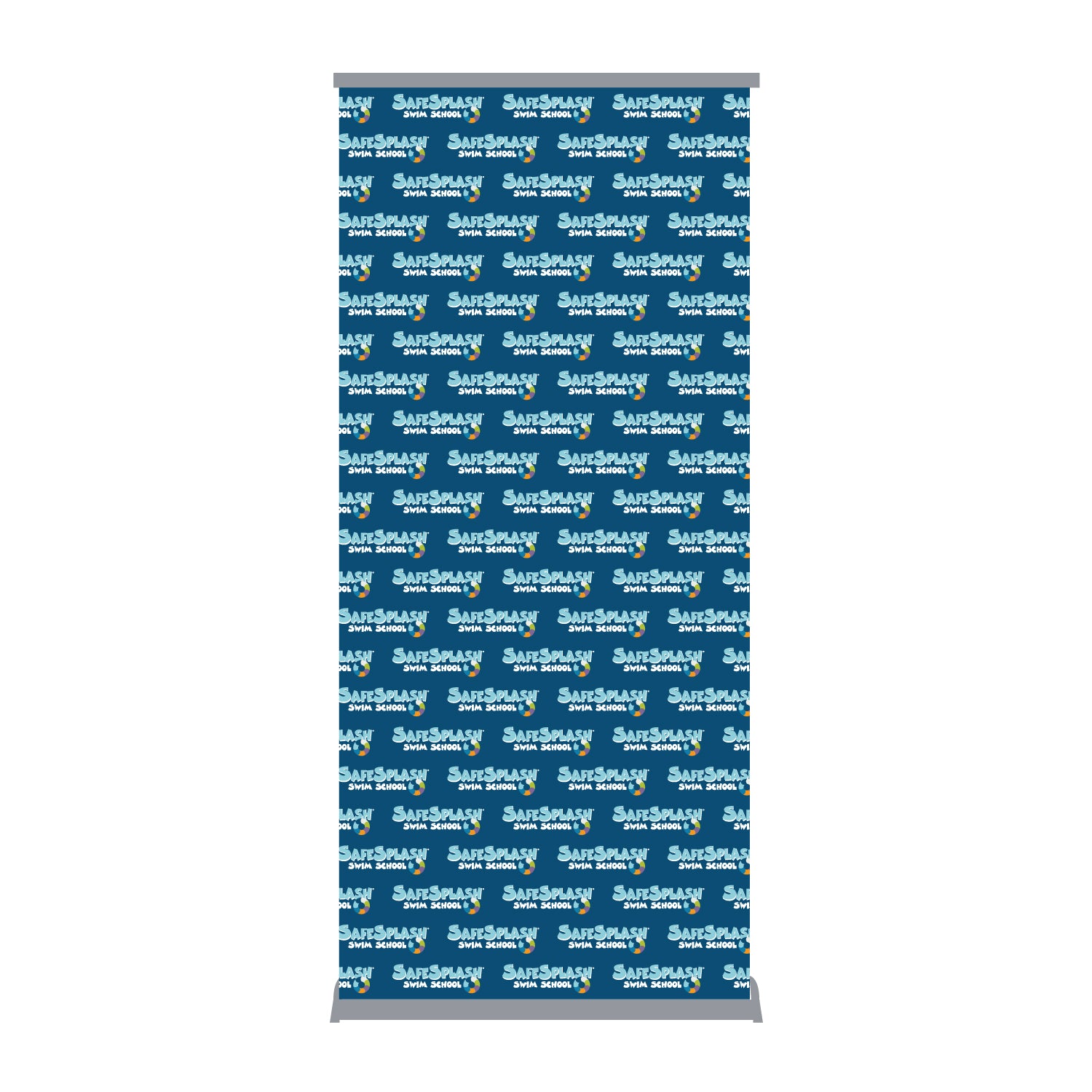 SafeSplash Swim School: Economy Banner Stand