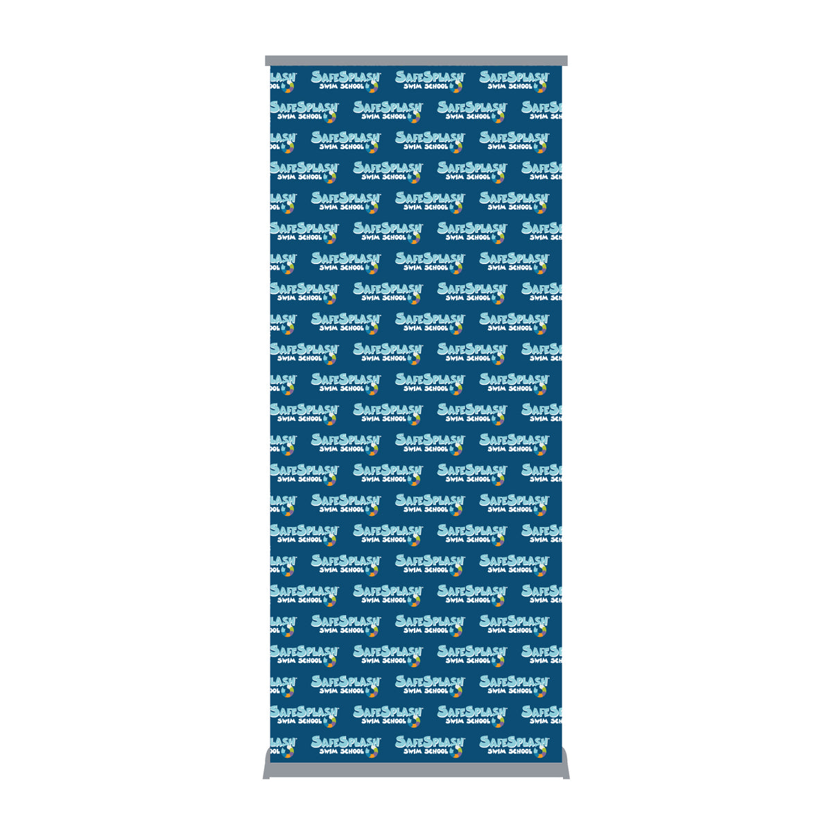 SafeSplash Swim School: Premium Banner Stand