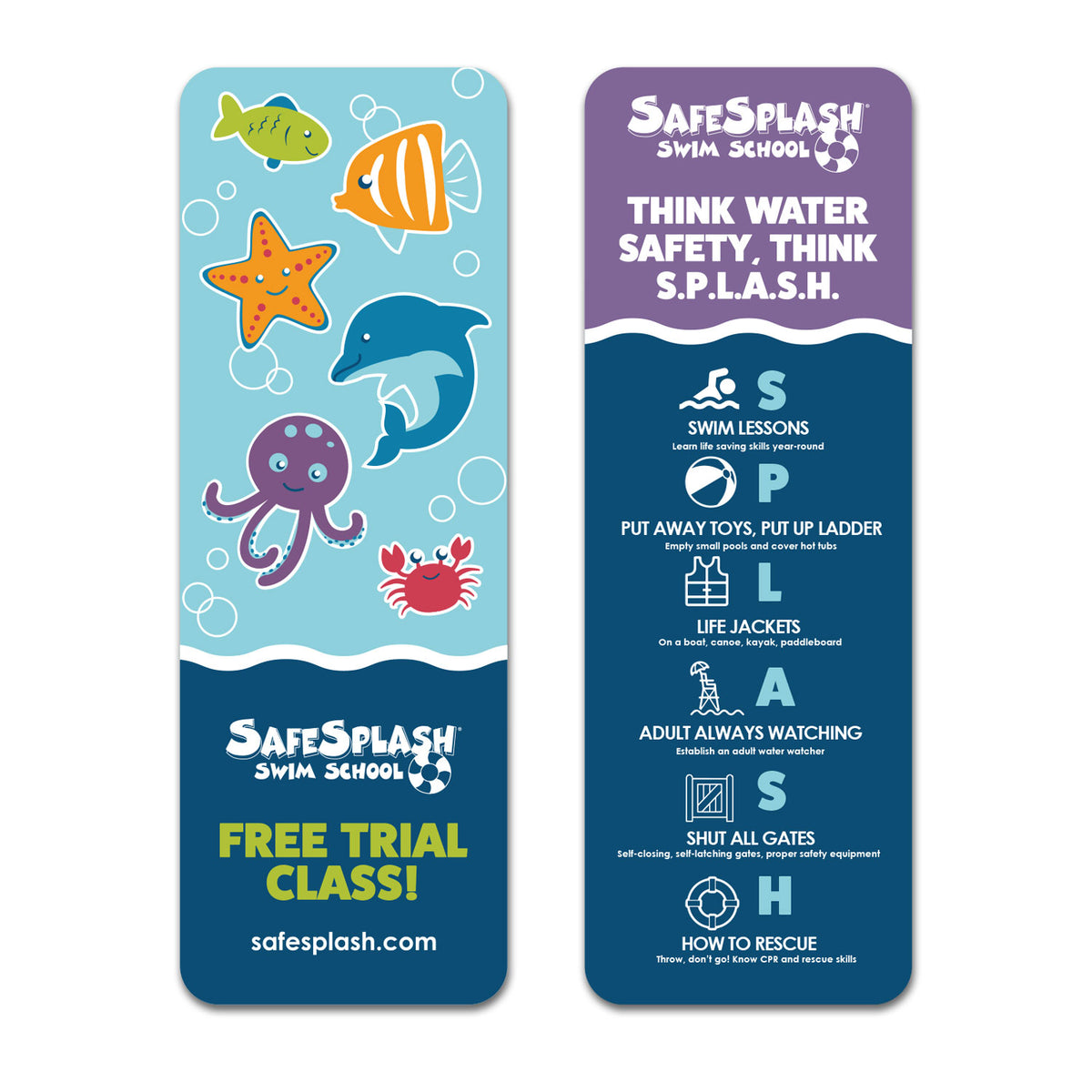 SafeSplash Swim School: Free Trial Class Bookmark