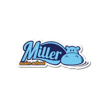 Miller Swim School: Stickers - logo die cut