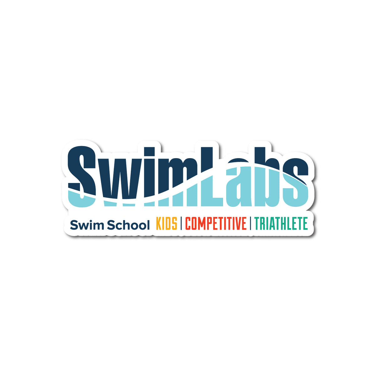 SwimLabs: Stickers - logo die cut