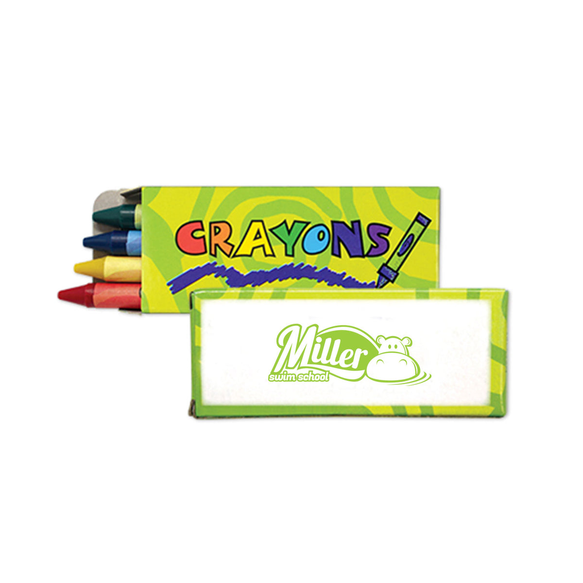 Miller Swim School: 4 Pack Crayons