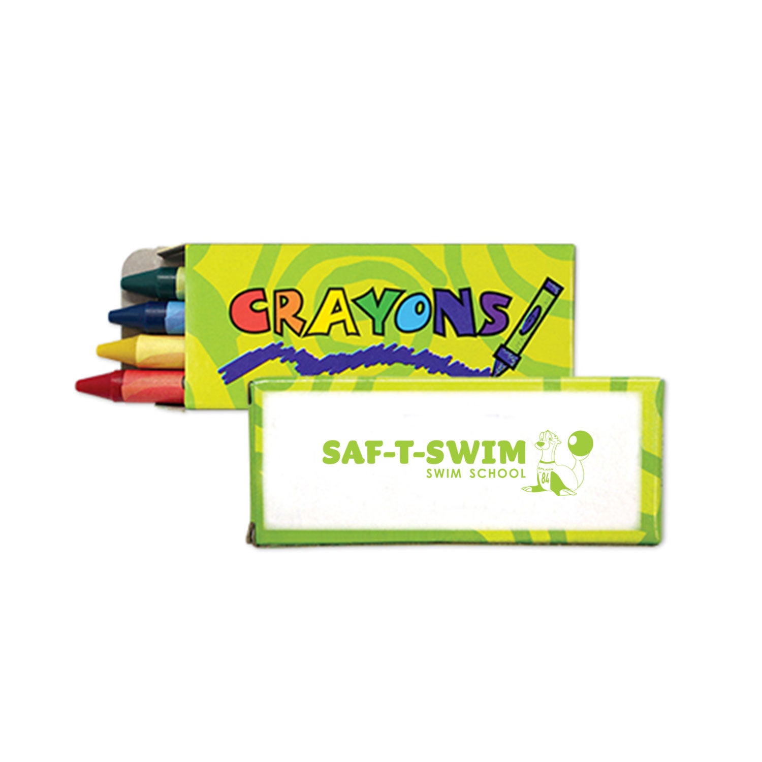 Saf-T-Swim: 4 Pack Crayons
