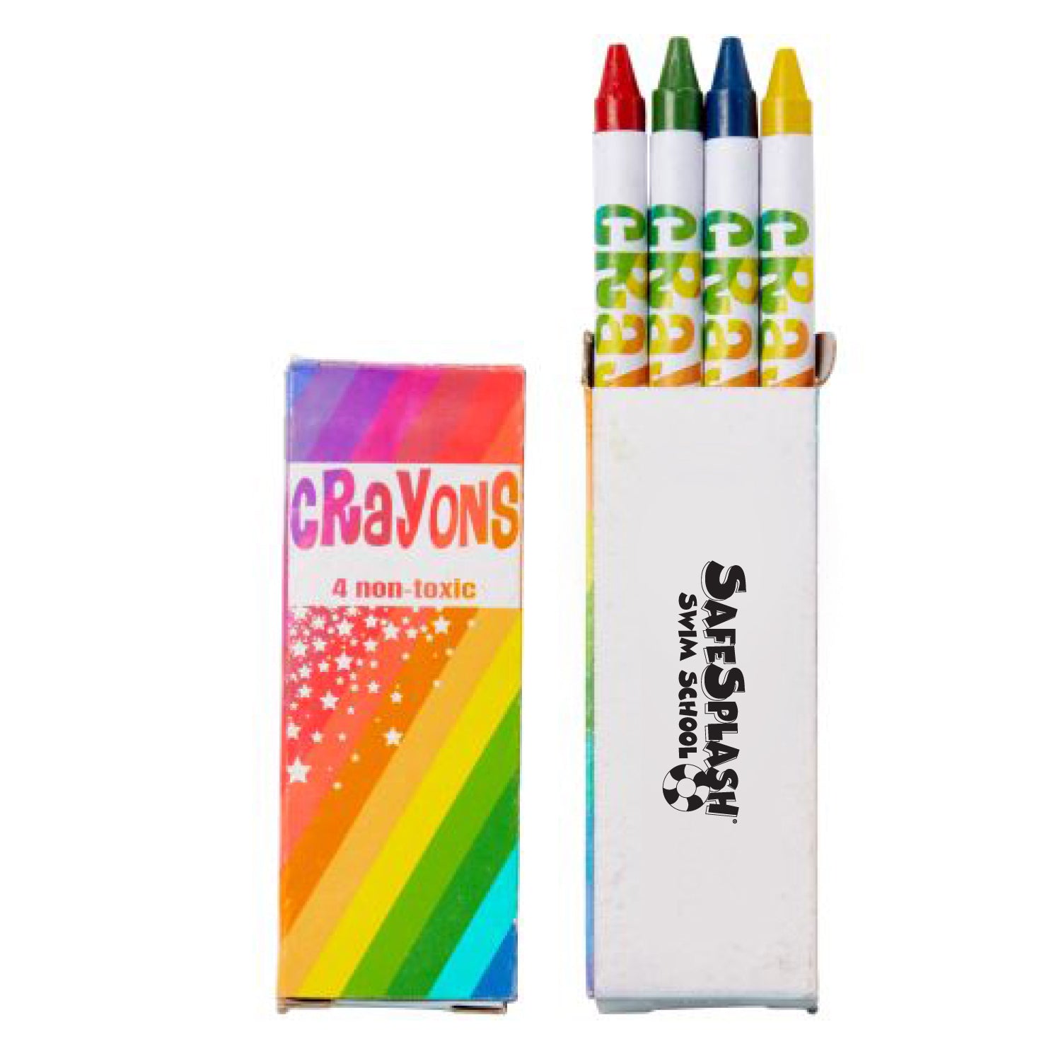SafeSplash Swim School: 4 Count Crayon Pack