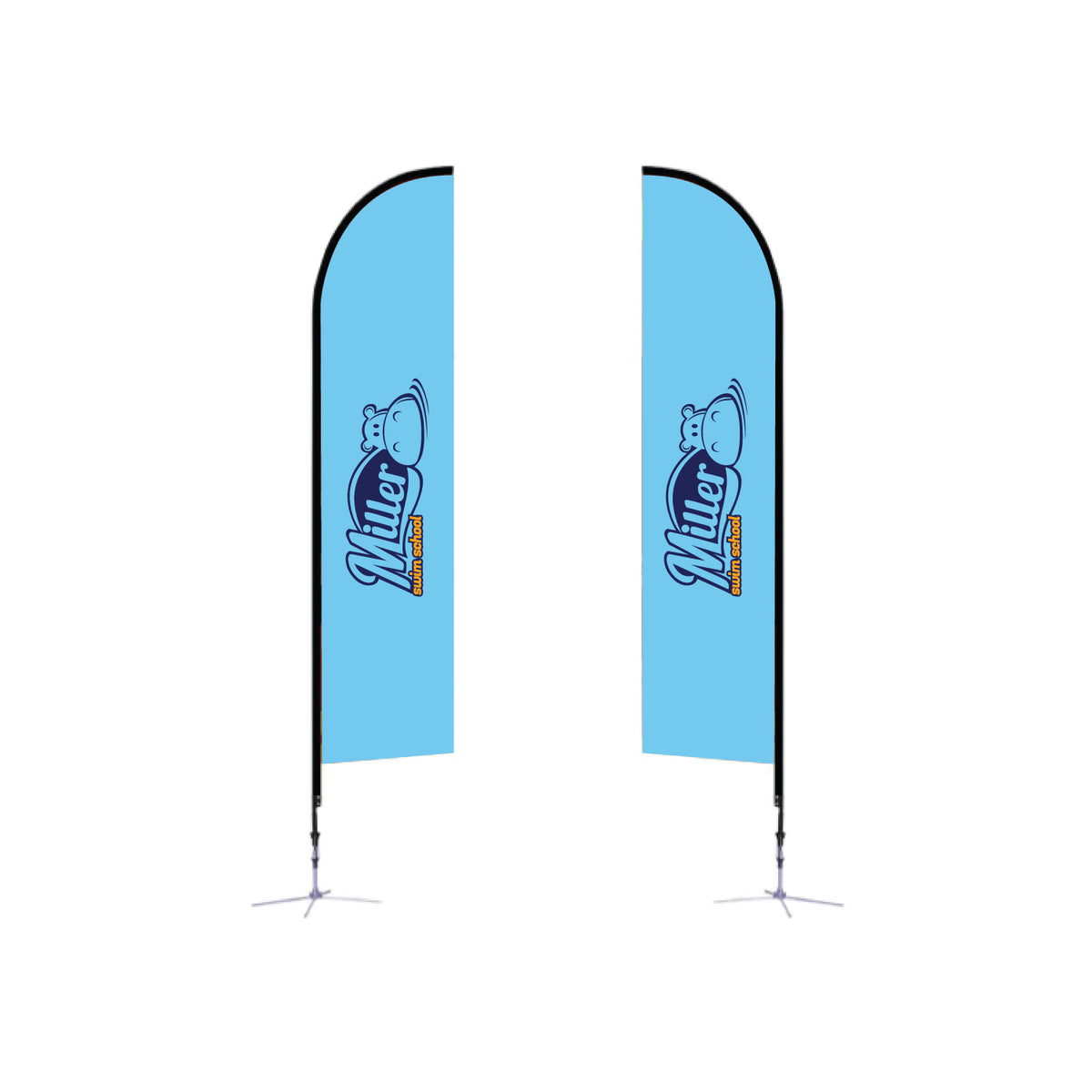 Miller Swim School: 14ft. Feather Flag
