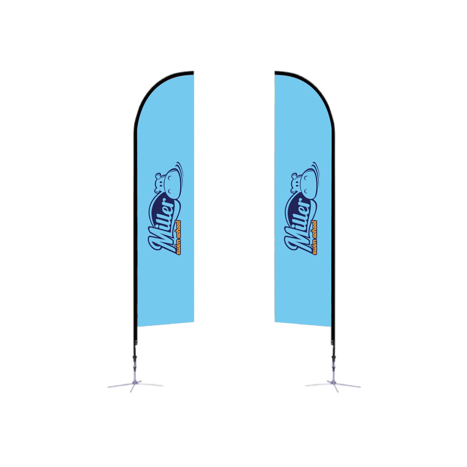 Miller Swim School: 14ft. Feather Flag