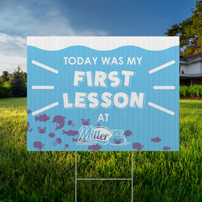 Miller Swim School: First Lesson Sign