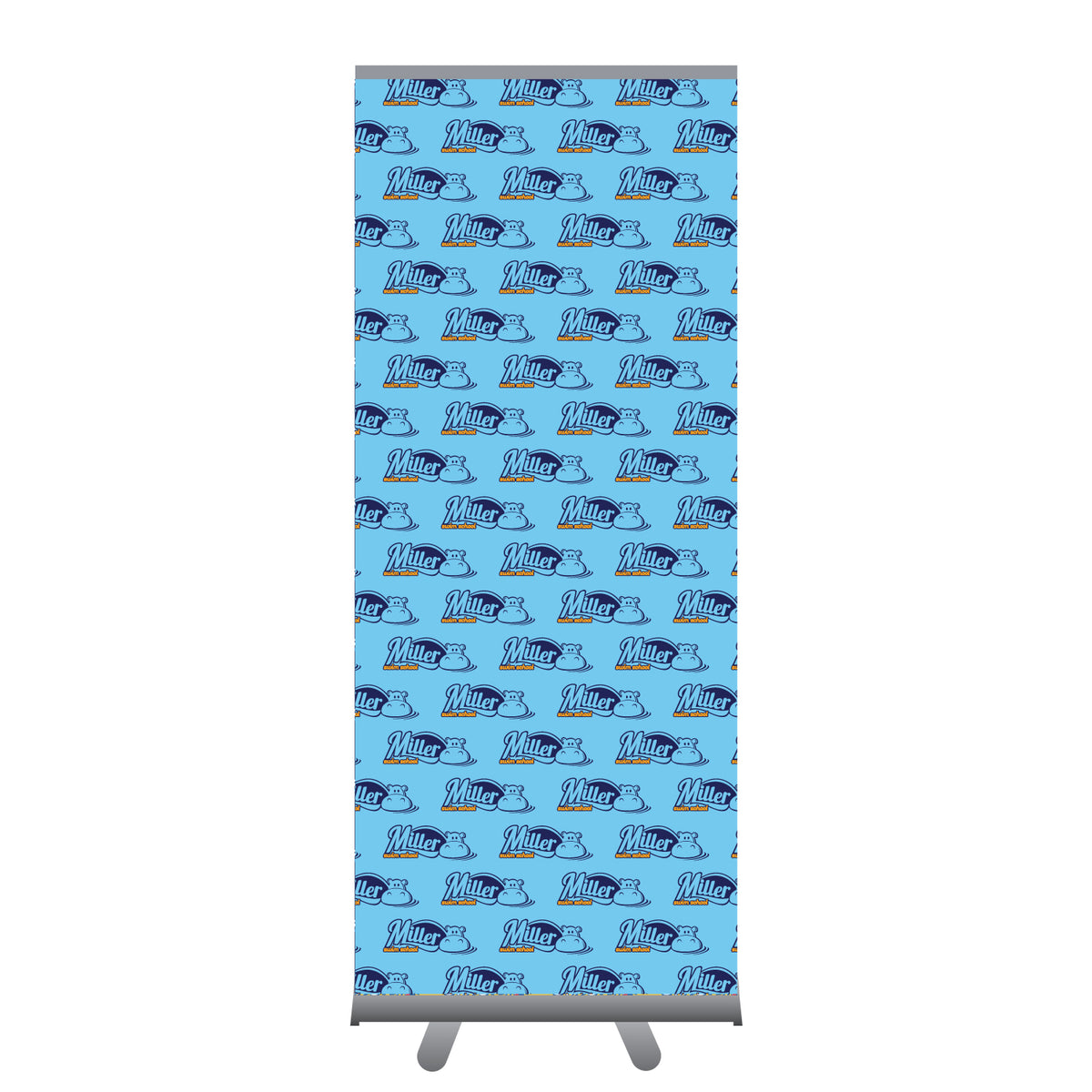 Miller Swim School: Economy Banner Stand