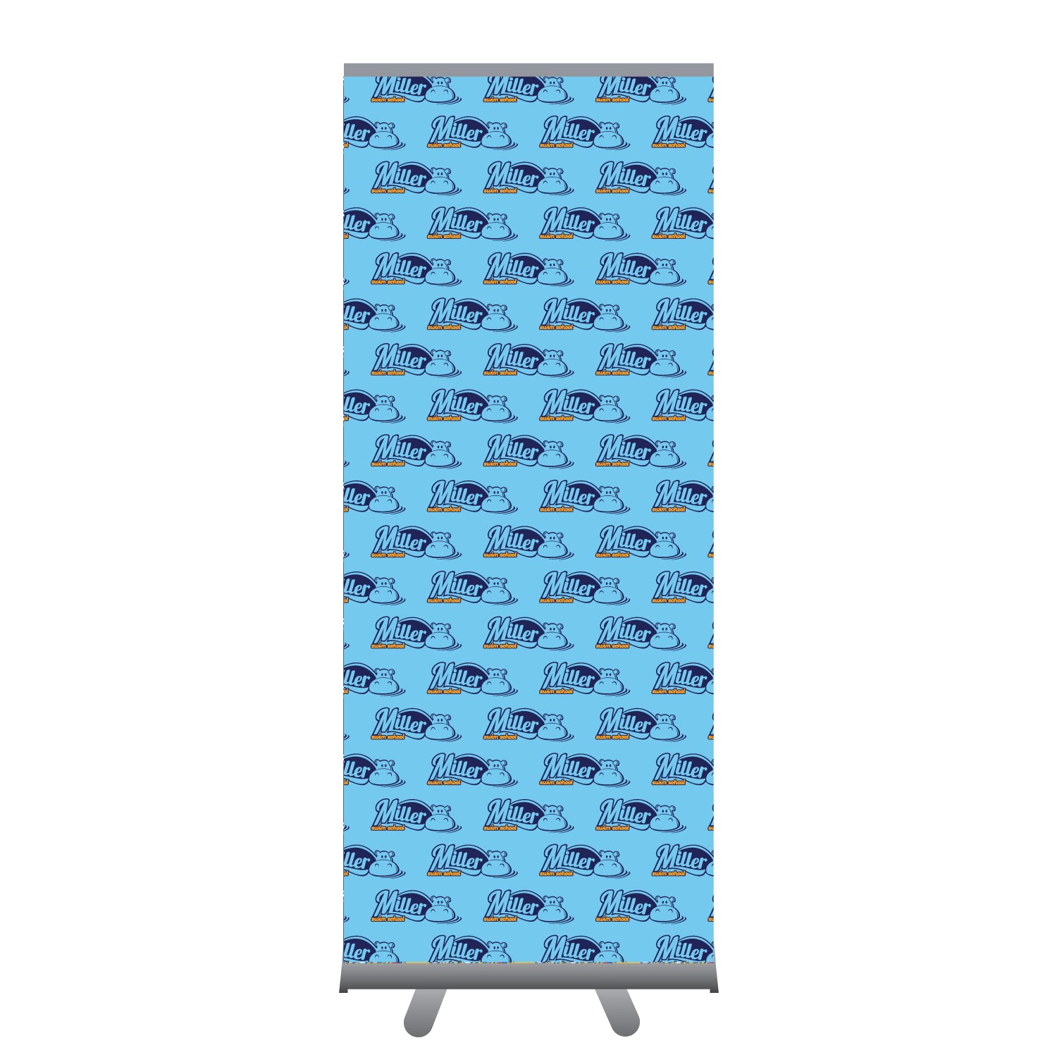 Miller Swim School: Economy Banner Stand