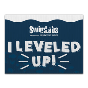 SwimLabs: Leveled Up Sign