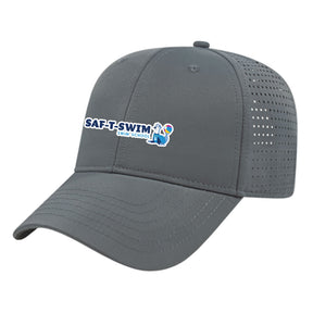 Saf-T-Swim: Perforated Polyester Cap