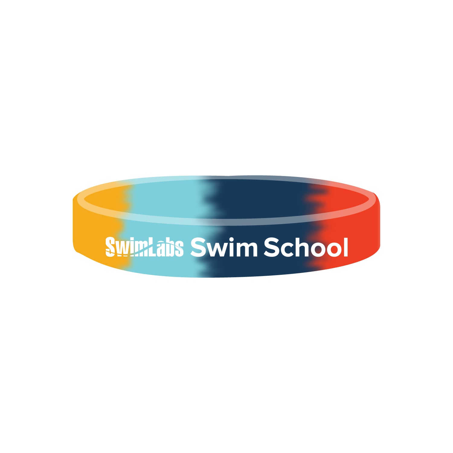 SwimLabs: 1/2" Silicone Wristband - Segmented