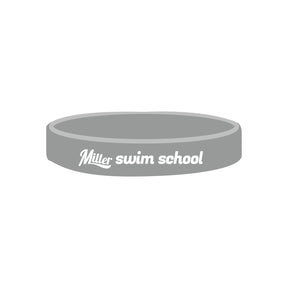 Miller Swim School: Silicone Wristband - Solid Color