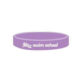 Miller Swim School: Silicone Wristband - Solid Color