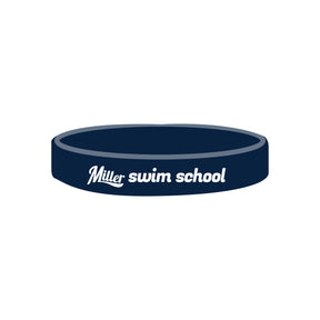 Miller Swim School: Silicone Wristband - Solid Color