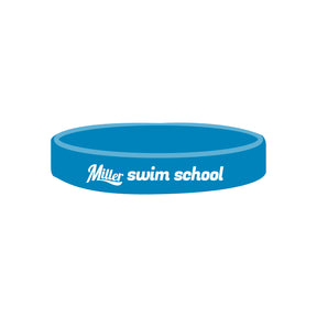 Miller Swim School: Silicone Wristband - Solid Color