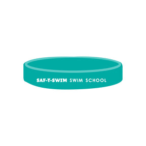 Saf-T-Swim: 1/2" Silicone Wristband - Solid