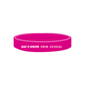 Saf-T-Swim: 1/2" Silicone Wristband - Solid
