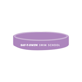 Saf-T-Swim: 1/2" Silicone Wristband - Solid