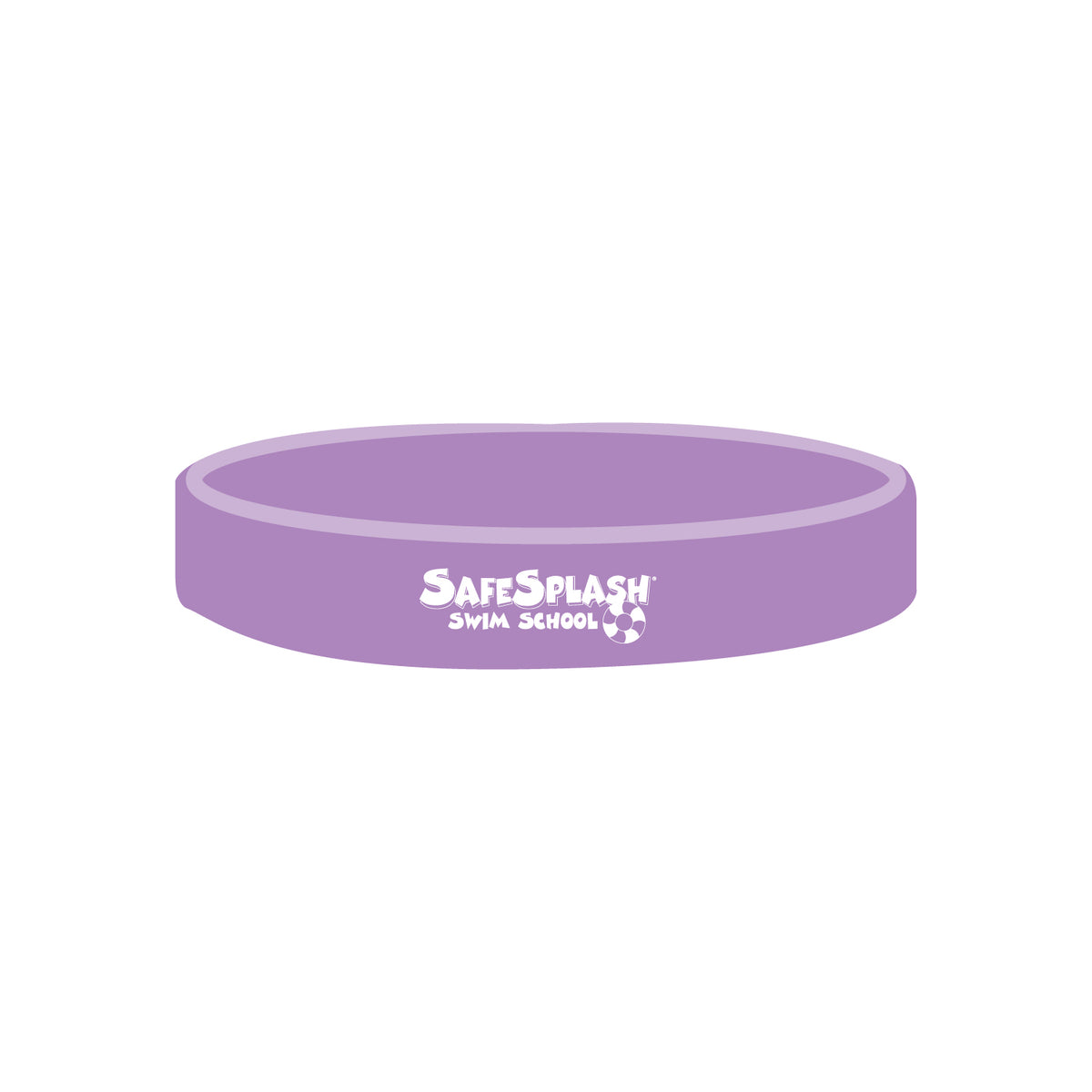 SafeSplash Swim School: Silicone Wristband - Solid Color