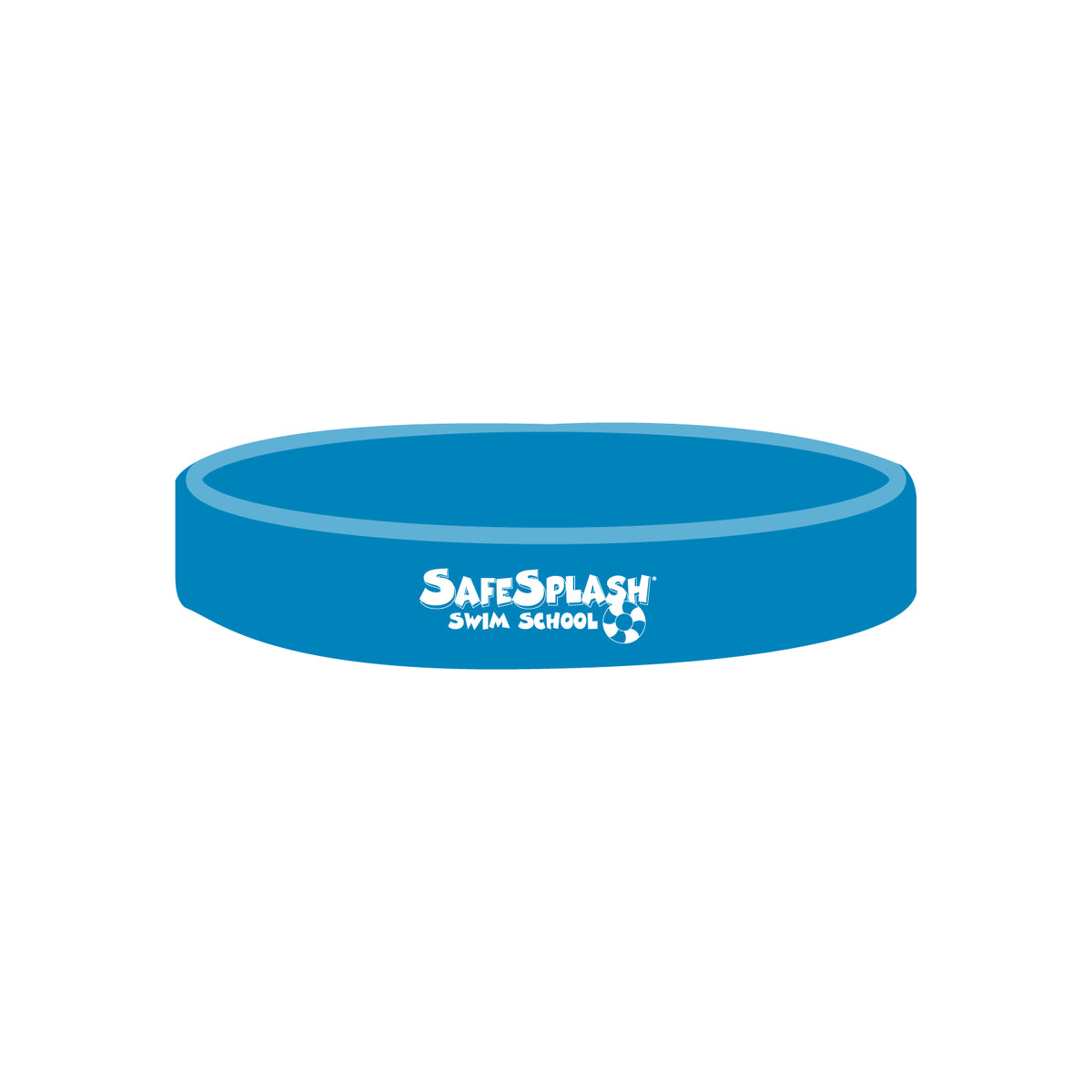 SafeSplash Swim School: Silicone Wristband - Solid Color