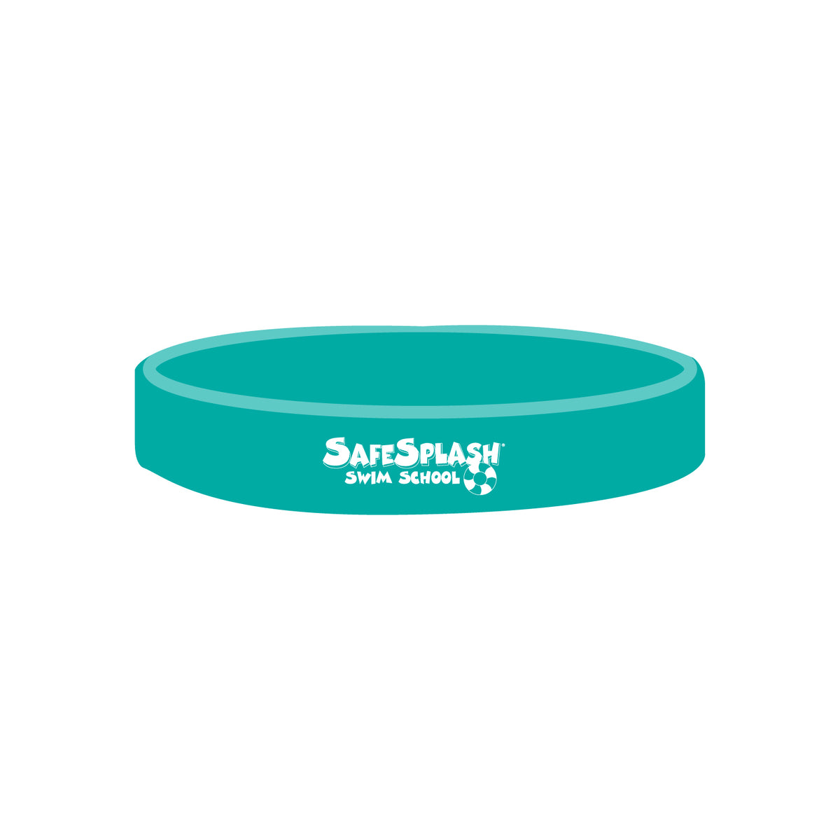 SafeSplash Swim School: Silicone Wristband - Solid Color