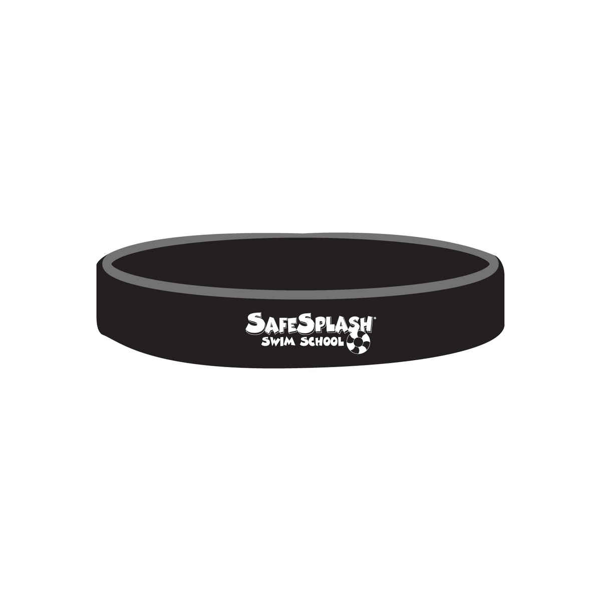 SafeSplash Swim School: 1/2" Debossed Color Filled Silicone Wristbands