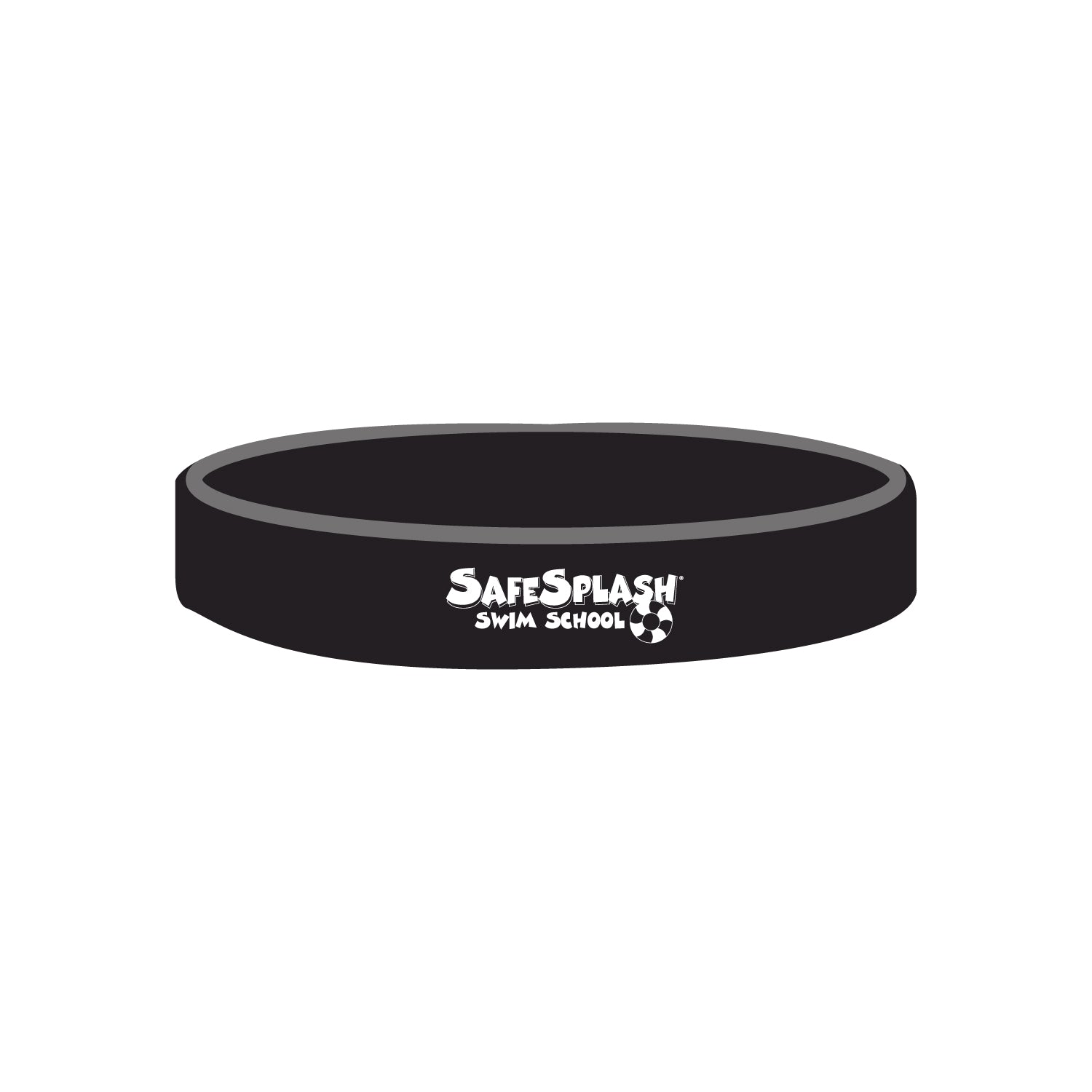 SafeSplash Swim School: 1/2" Debossed Color Filled Silicone Wristbands