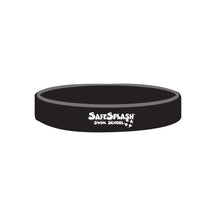 SafeSplash Swim School: 1/2" Debossed Color Filled Silicone Wristbands