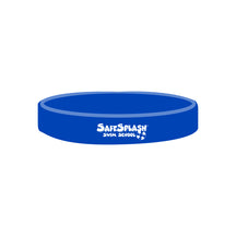 SafeSplash Swim School: 1/2" Debossed Color Filled Silicone Wristbands